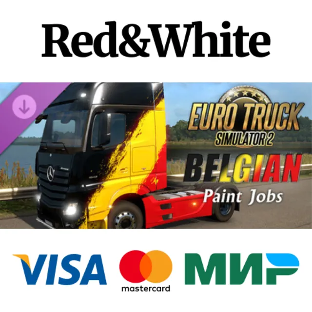 Euro Truck Simulator 2 - Belgian Paint Jobs Pack DLC