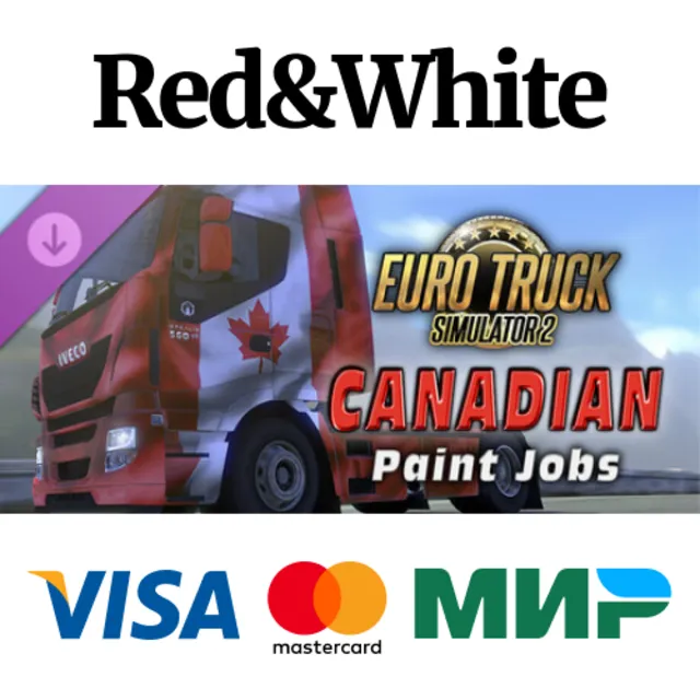 Euro Truck Simulator 2 - Canadian Paint Jobs Pack DLC