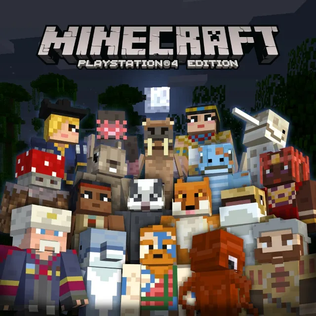 Набор скинов 'Битвы и звери Minecraft - 2' PS4 ПСН