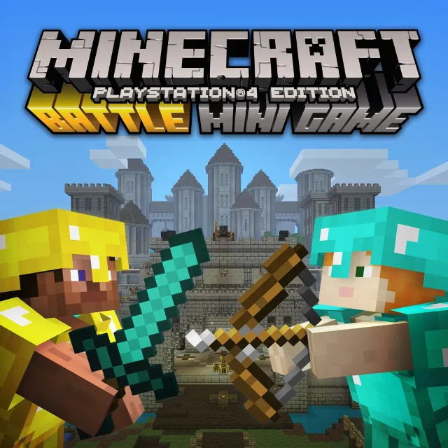 Minecraft: набор карт «Битва 2» PS4 ПСН PLAYSTATION