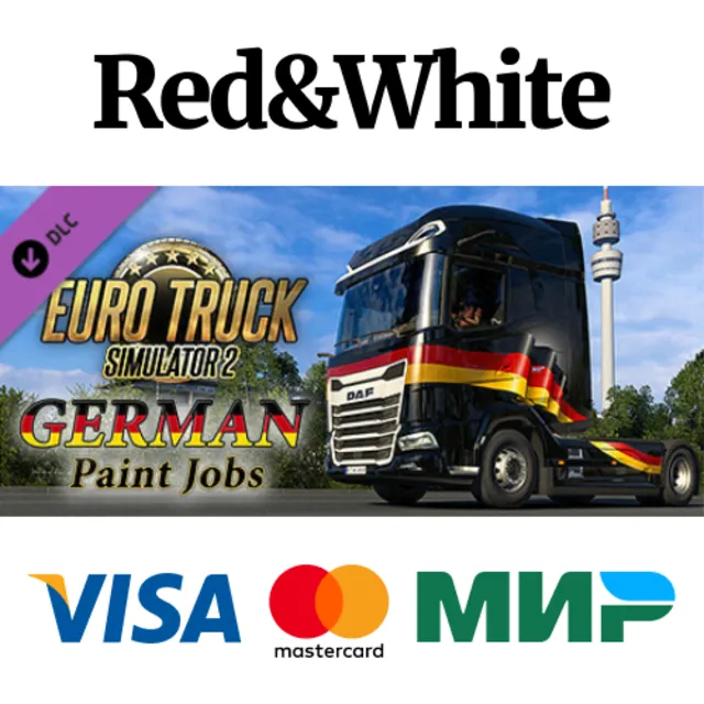 Euro Truck Simulator 2 - German Paint Jobs Pack DLC