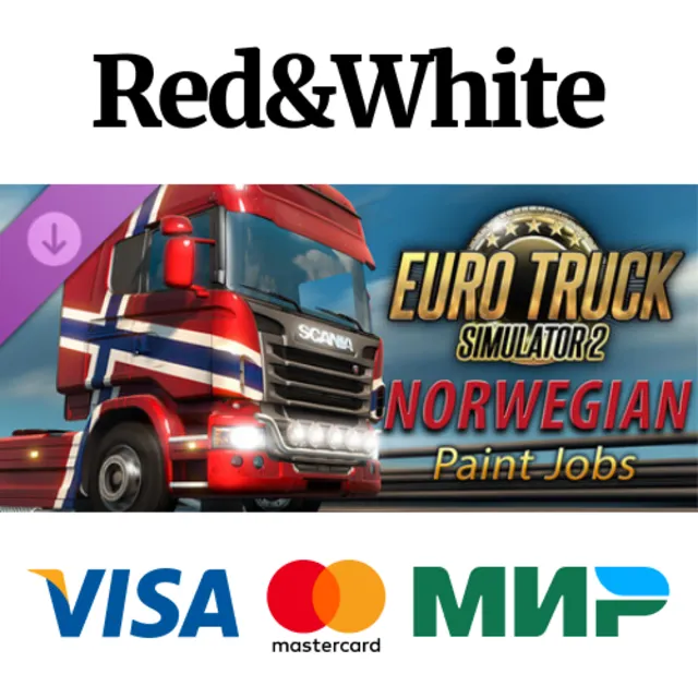 Euro Truck Simulator 2 - Norwegian Paint Jobs Pack DLC