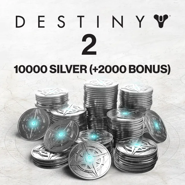 10&nbsp;000 ед. серебра Destiny&nbsp;2 (+2000 ед. в подарок) ПСН
