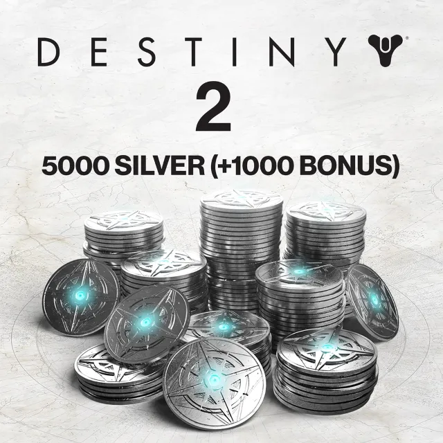 5000 ед. серебра Destiny 2 (+1000 ед. в подарок) ПСН