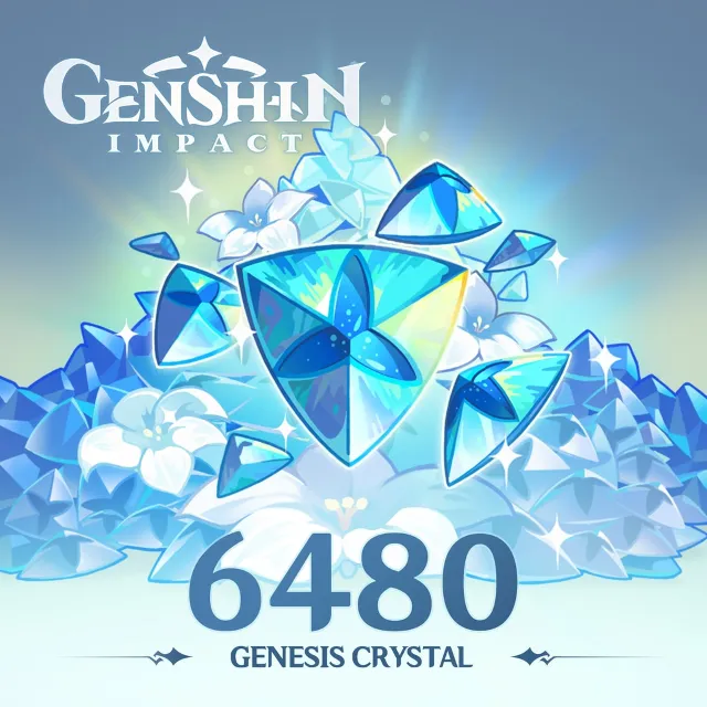 Genshin Impact: Кристаллы Сотворения ×6480 ПСН