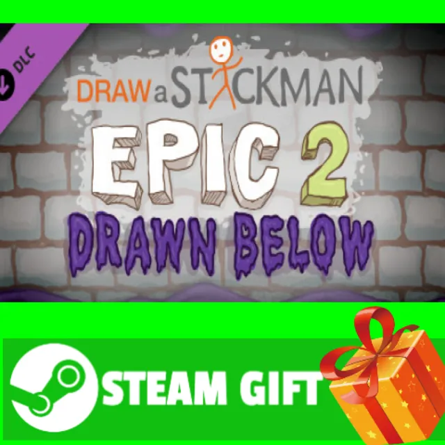 ⭐️ Draw A Stickman: EPIC 2 - Drawn Below STEAM GIFT