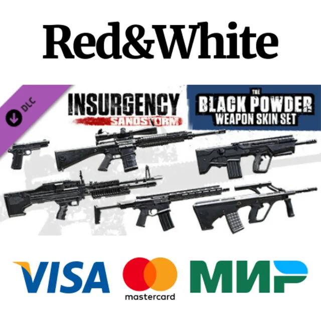 Insurgency: Sandstorm - Black Powder Weapon Skin Set