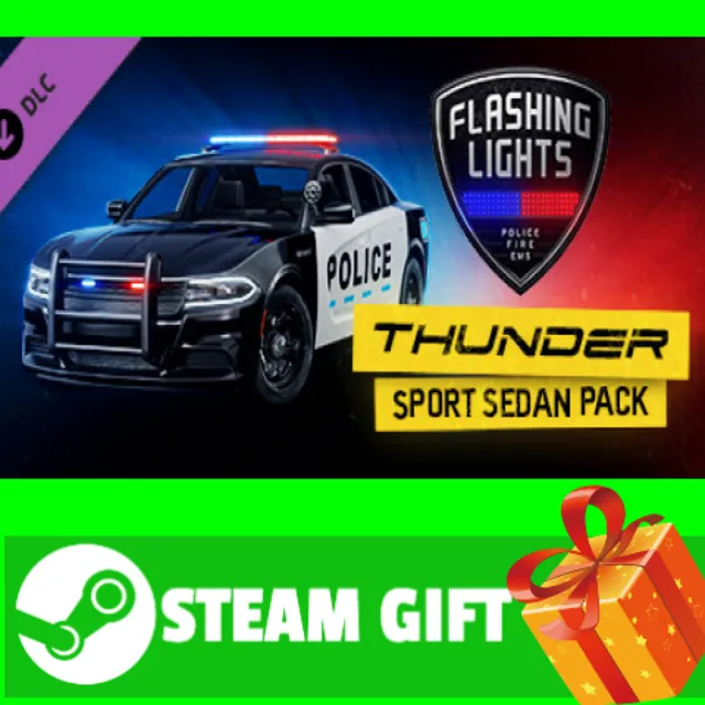 ⭐️ Flashing Lights - Thunder Sport Sedan Pack STEAM GIF