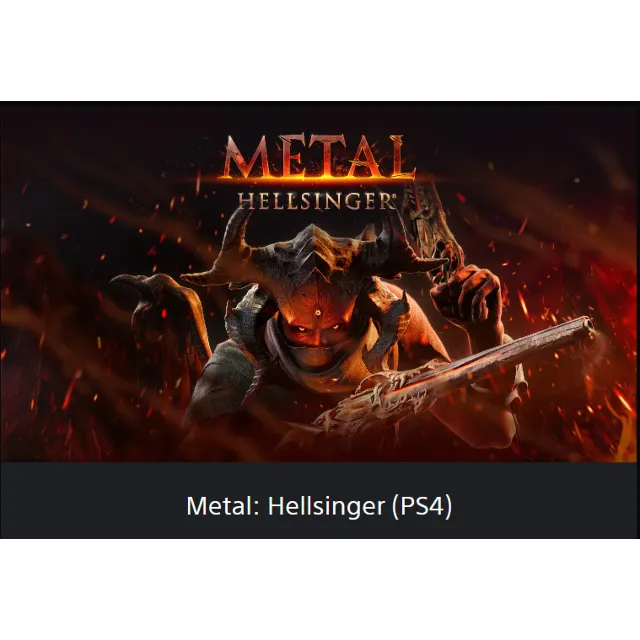 💥Metal: Hellsinger 🔵 PS4/PS5 🔴ТУРЦИЯ🔴