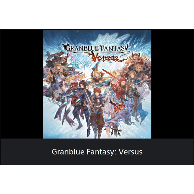 💥Granblue Fantasy: Versus 🔵 PS4/PS5 🔴ТУРЦИЯ🔴