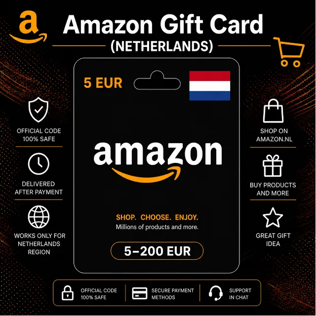 Amazon Gift Card (Нидерланды) 5–200 EUR | Код пополнения Amazon