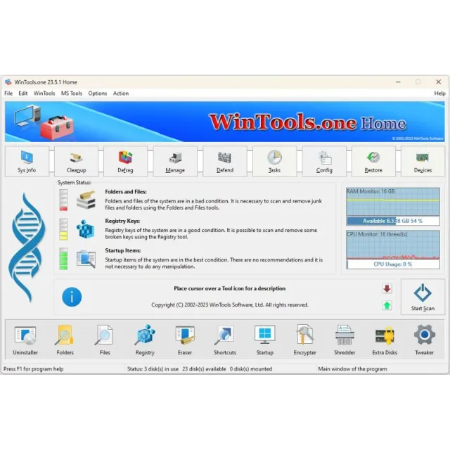 WinTools.one Home