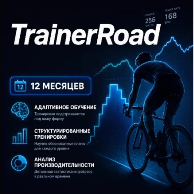 Подписка на аккаунт участника TrainerRoad на 1 месяц