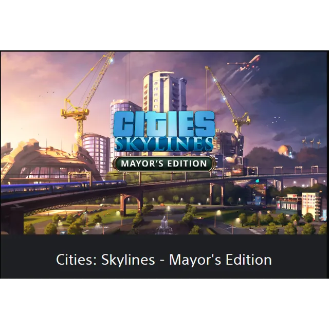 💥Cities: Skylines - Mayor's Edition 🔵 PS4/PS5 🔴ТR🔴