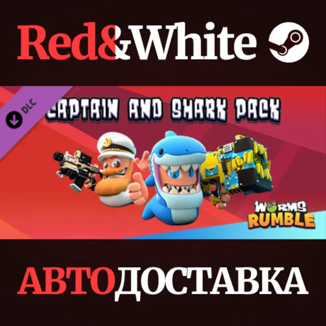 Worms Rumble - Captain &amp; Shark Double Pack DLC