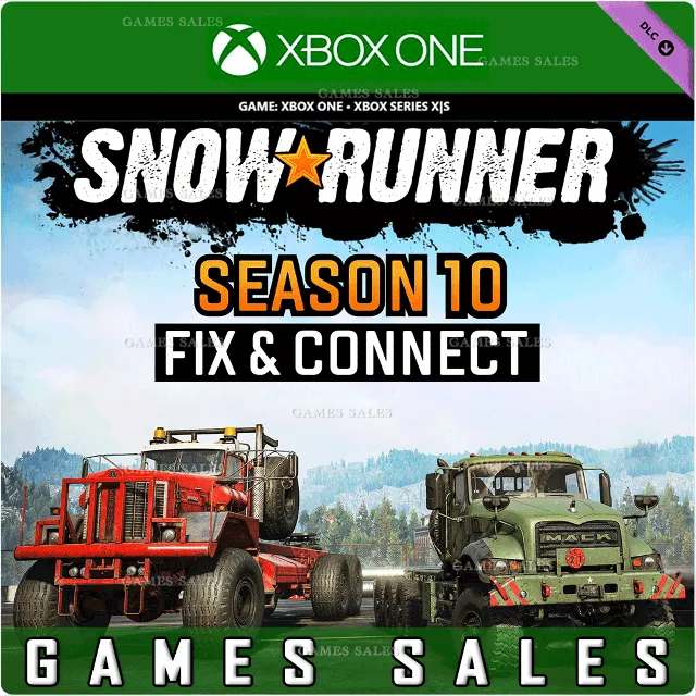✅SNOWRUNNER - SEASON 10: FIX &amp; CONNECT❤️XBOX🔑КЛЮЧ
