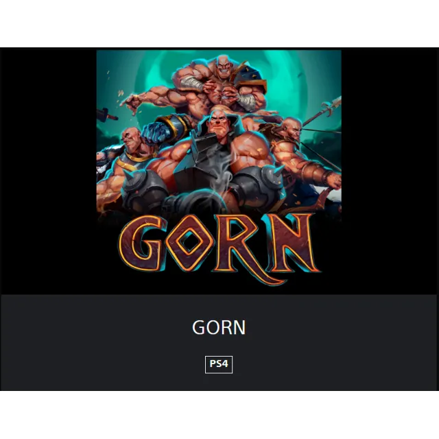 💥GORN / ГОРН 🔵 PS4/PS5 🔴ТУРЦИЯ🔴
