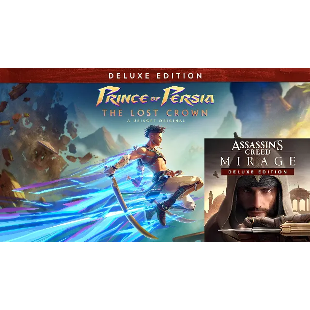 ⭐PRINCE OF PERSIA THE LOST CROWN DELUXE + AC: MIRAGE⭐