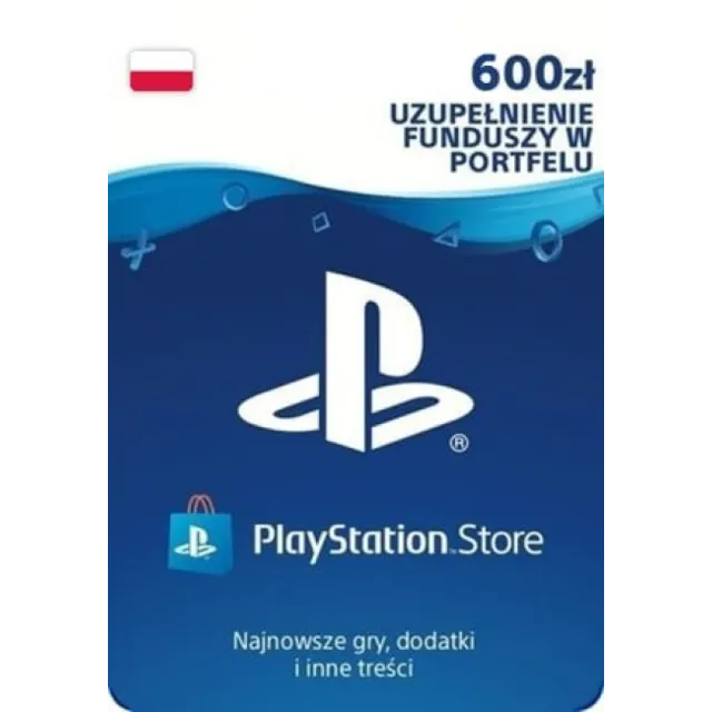 КАРТА PSN PLAYSTATION - 600 PLN zl ЗЛОТЫХ 🇵🇱🔥ПОЛЬША