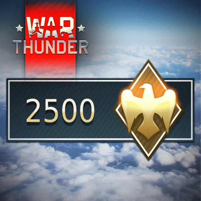 War Thunder - 2 500 Золотых Орлов ПСН PLAYSTATION