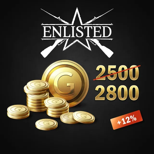 ✅Enlisted -  2500 Золота + 300 Бонус✅ПСН✅PLAYSTATION