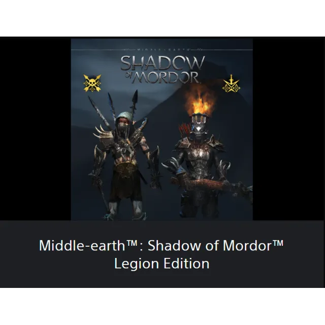 💥Middle-eart: Shadow of Mordor 🔵PS4 / PS5 🔴ТR🔴