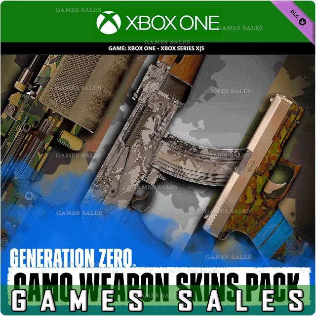✅GENERATION ZERO - CAMO WEAPON SKINS PACK✅XBOX+PC🔑КЛЮЧ