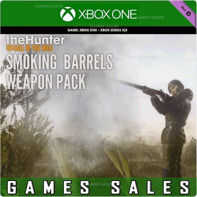 ✅THEHUNTER CALL OF THE WILD SMOKING BARRELS WEAPON✅XBOX