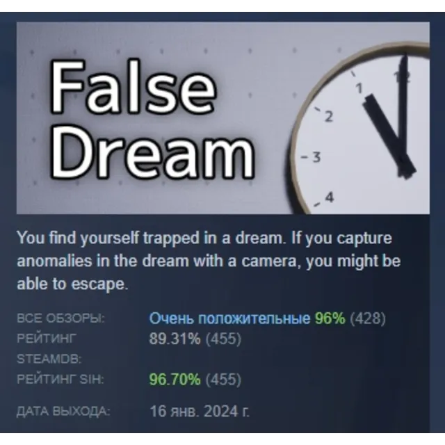 False Dream | 偽夢 АВТОДОСТАВКА STEAM GLOBAL МГНОВЕННО ЛИЦЕНЗИЯ