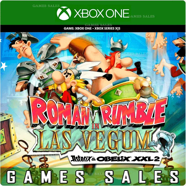 ✅ROMAN RUMBLE IN LAS VEGUM ASTERIX &amp; OBELIX XXL 2🔑XBOX