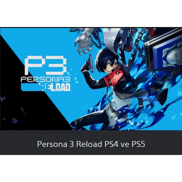 💥Persona 3 Reload 🔵 PS4 / PS5 🔴ТУРЦИЯ🔴