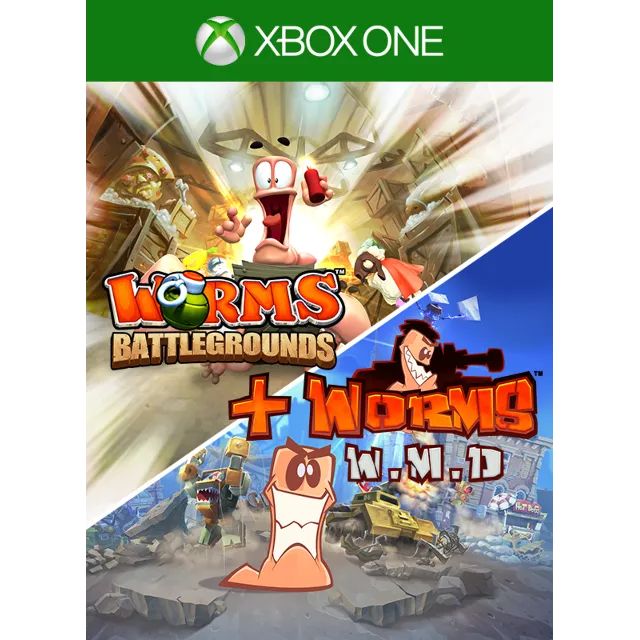 💥WORMS BATTLEGROUNDS + WORMS W.M.D XBOX ONE/X|S КЛЮЧ🔑