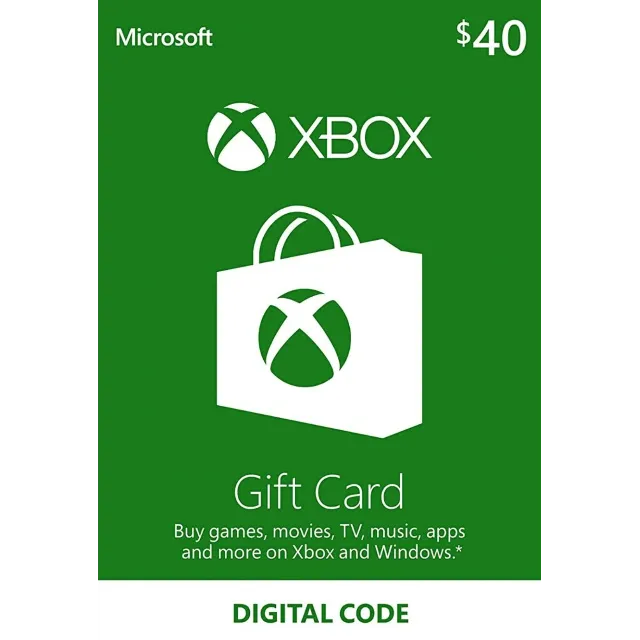 💠XBOX 40 $ USD (USA) 🇺🇸 GIFT CARD (МОМЕНТАЛЬНО) + 🎁