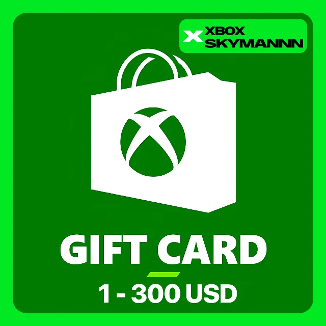 ⭐ПОДАРОЧНАЯ КАРТА XBOX LIVE⭐ 1-300 $ USD USA🇺🇸 БЫСТРО