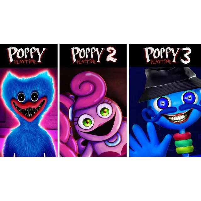 ⭐️ Poppy Playtime Chapter 4 + 3 + 2 + 1 [Steam/Global]