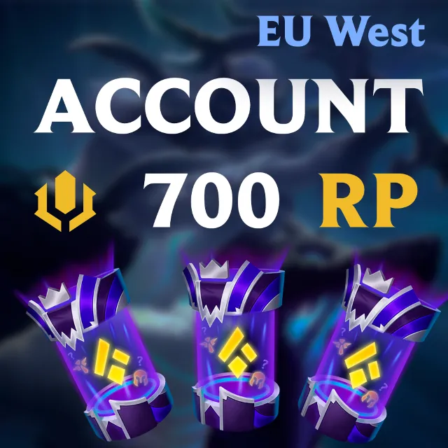 ✅ League of Legends ✅ Account [EU West] 💎 700 RP 💎