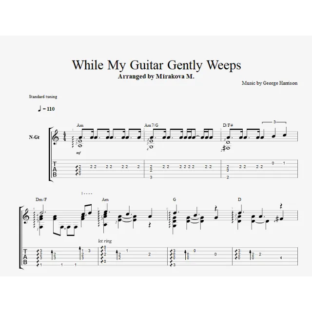 While My Guitar Gently Weeps - The Beatles