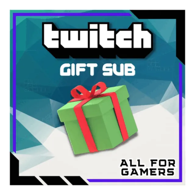👾TWITCH ПОДАРОЧНАЯ ПОДПИСКА ТВИЧ 1-3-6 БЫСТРО 🎁