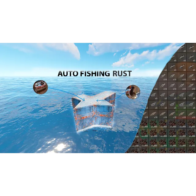 🐟 Авто-рыбалка для Rust | 7 дней