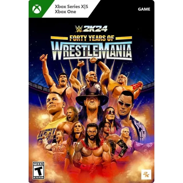 WWE 2K24 Forty Years WrestleMania Xbox One &amp; Series X|S