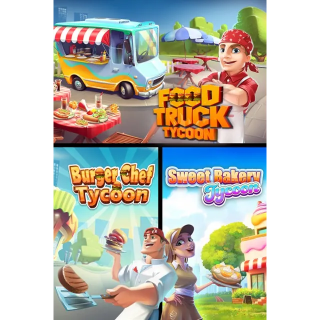 Food Truck + Burger Chef + Sweet Bakery Tycoon Xbox акт