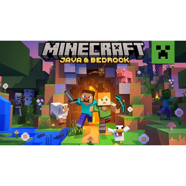 Minecraft: Java &amp; Bedrock Edition (Deluxe Edition) PC🔑