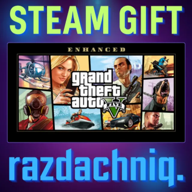 🔥Grand Theft Auto V Enhanced + Legacy + Online {Steam/Россия/Все Страны} + Подарок