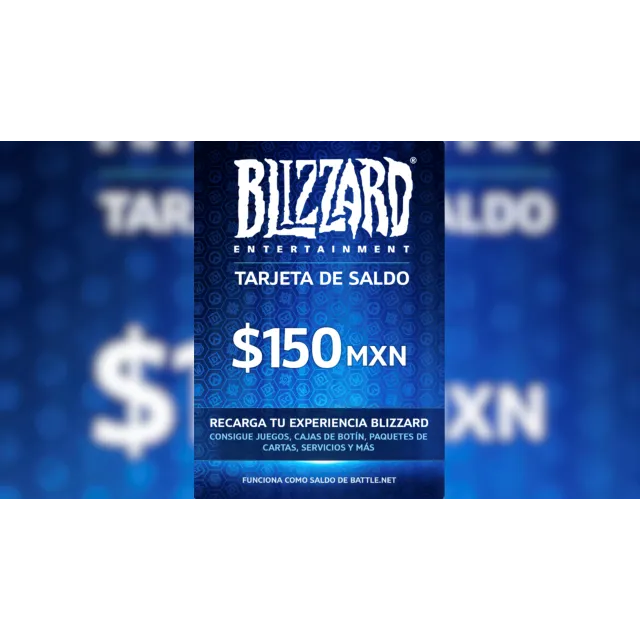🟡BattleNet Gift Card Blizzard MX 150$ MEXICO🇲🇽FAST🔑