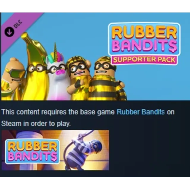 Rubber Bandits Supporter Pack DLC ✅ Steam Ключ GLOBAL💥