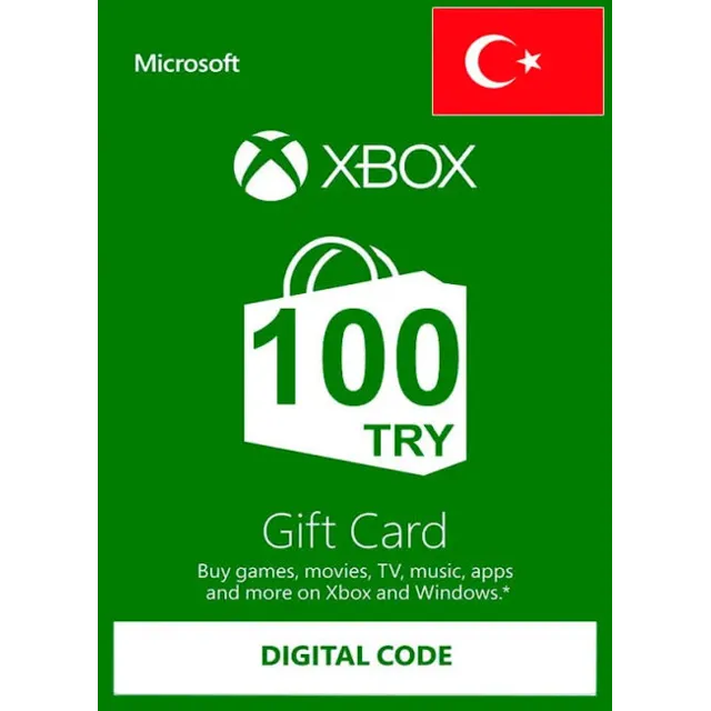 ✅ Xbox live 🔥 Подарочная карта 100 TL (ТУРЦИЯ)