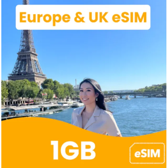 🌎 eSIM ЕВРОПА 1 GB | Туристическая ESIM | 58 СТРАН 🗿