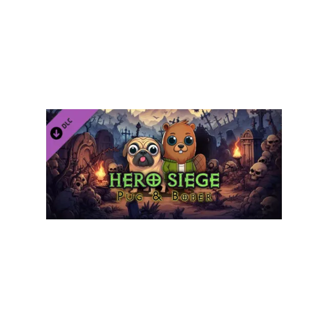 Hero Siege - Pug &amp; Bober (Skin) DLC * STEAM RU ⚡