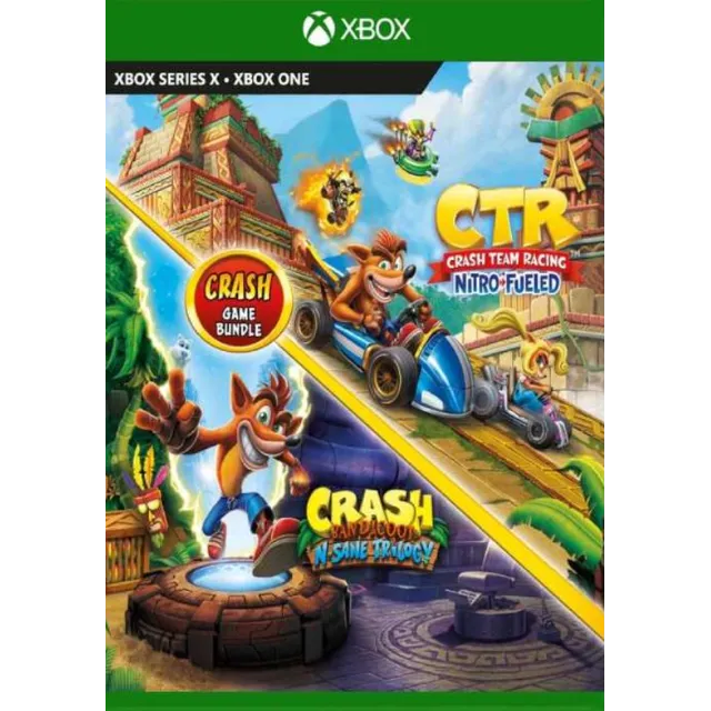 🔥CRASH BANDICOOT N. SANE TRILOGY + CTR NITRO-FUELED🔑