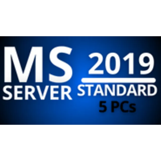 Windows Server Standard 2019 5 PCs GLOBAL CD KEY